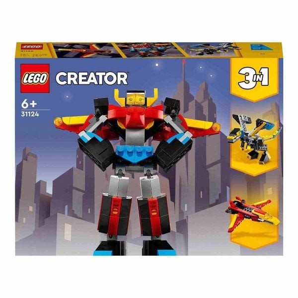 LEGO Creator 3’ü 1 Arada Süper Robot Jet ve Ejderha Seti LCR-31124