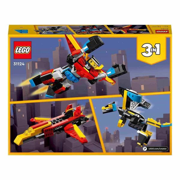 LEGO Creator 3’ü 1 Arada Süper Robot Jet ve Ejderha Seti LCR-31124