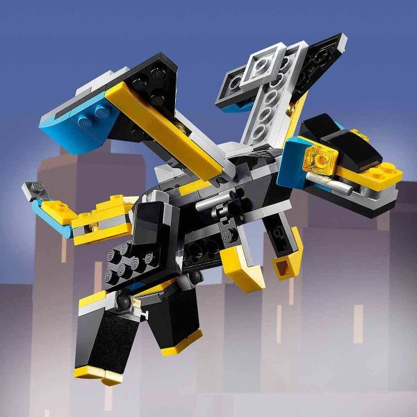 LEGO Creator 3’ü 1 Arada Süper Robot Jet ve Ejderha Seti LCR-31124