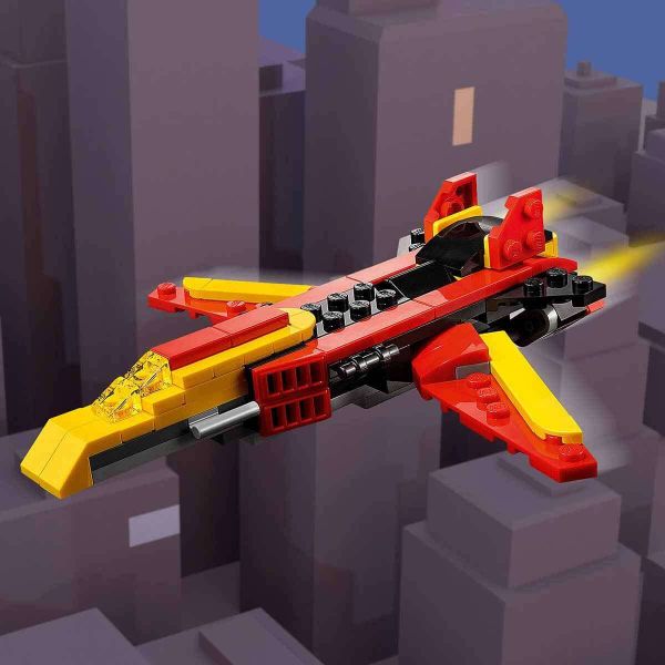 LEGO Creator 3’ü 1 Arada Süper Robot Jet ve Ejderha Seti LCR-31124