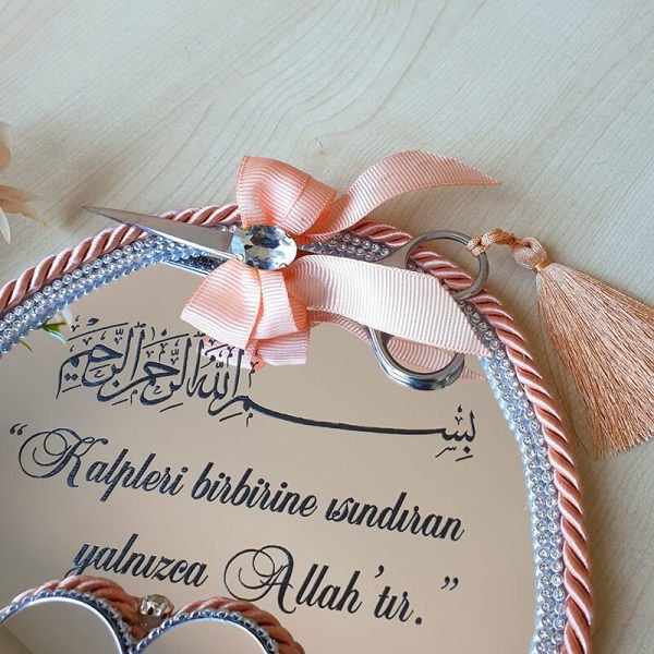 Nişan Tepsisi Seti Set-203S | Kalp Tepsili 3'lü Nişan Tepsisi Seti