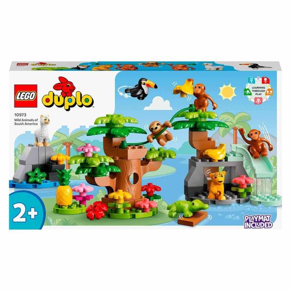 LEGO DUPLO Vahşi Güney Amerika Hayvanları Yapım Oyuncak Seti LDP-10973