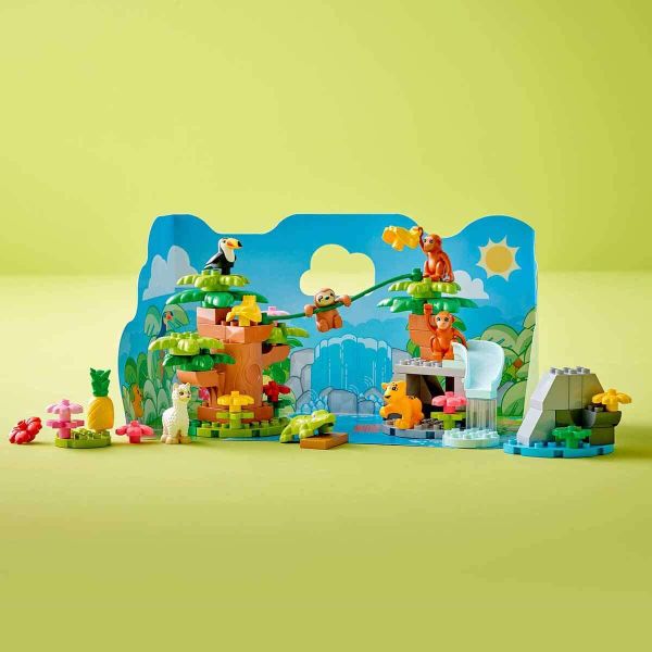 LEGO DUPLO Vahşi Güney Amerika Hayvanları Yapım Oyuncak Seti LDP-10973