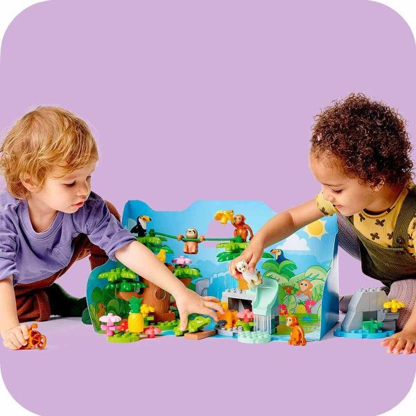 LEGO DUPLO Vahşi Güney Amerika Hayvanları Yapım Oyuncak Seti LDP-10973