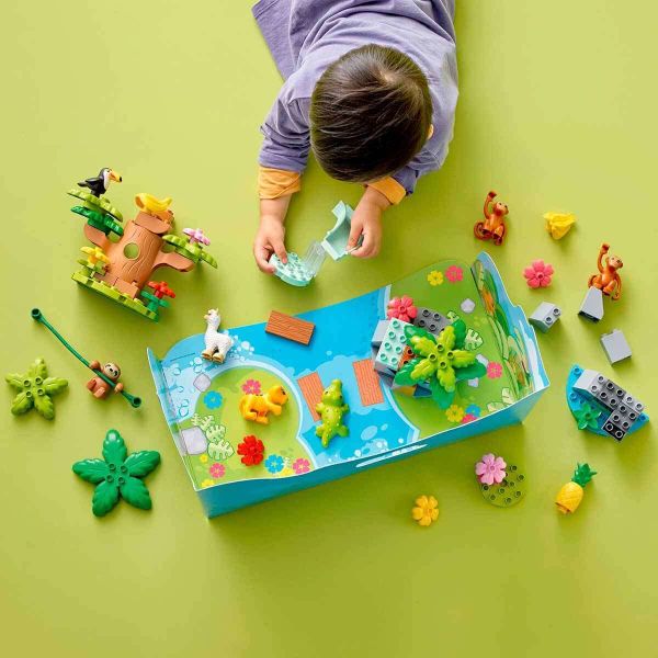 LEGO DUPLO Vahşi Güney Amerika Hayvanları Yapım Oyuncak Seti LDP-10973