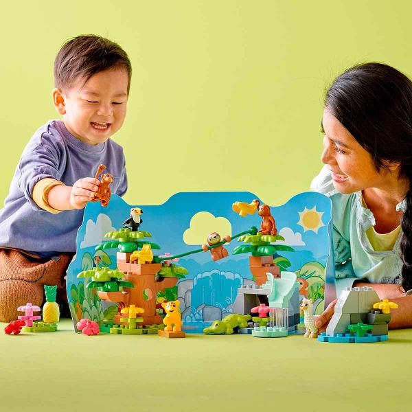 LEGO DUPLO Vahşi Güney Amerika Hayvanları Yapım Oyuncak Seti LDP-10973