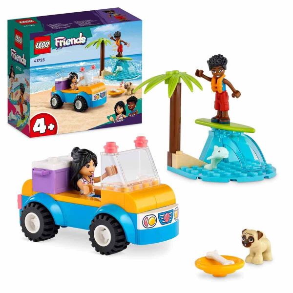 LEGO Friends Plaj Arabası Eğlencesi Yapım Oyuncak Seti LFR-41725
