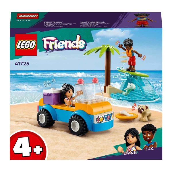 LEGO Friends Plaj Arabası Eğlencesi Yapım Oyuncak Seti LFR-41725