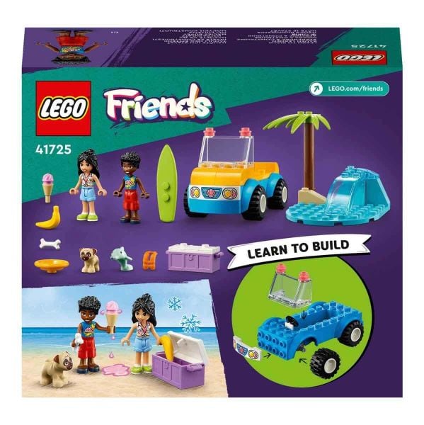 LEGO Friends Plaj Arabası Eğlencesi Yapım Oyuncak Seti LFR-41725