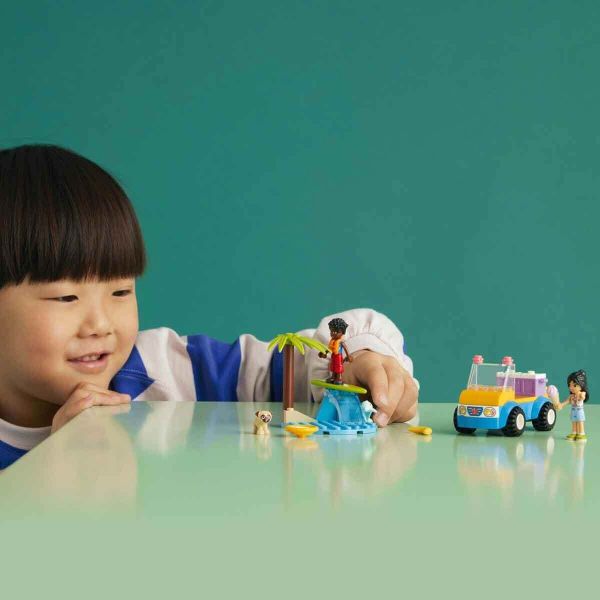 LEGO Friends Plaj Arabası Eğlencesi Yapım Oyuncak Seti LFR-41725
