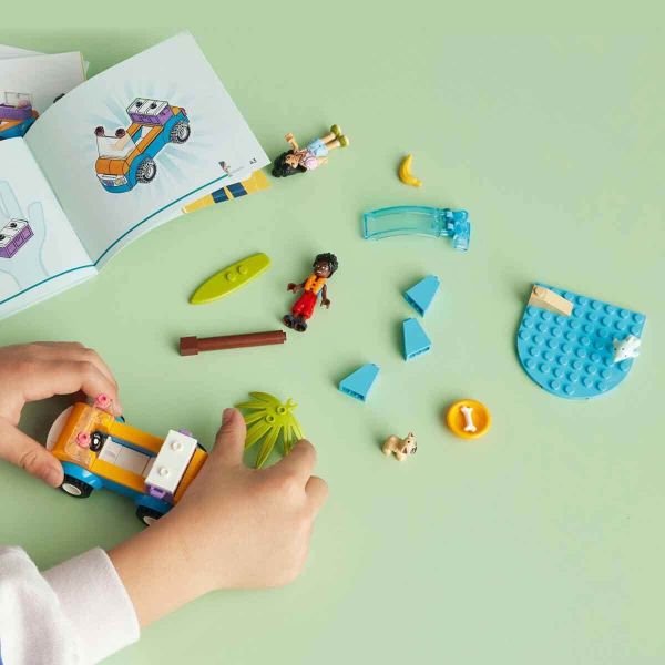 LEGO Friends Plaj Arabası Eğlencesi Yapım Oyuncak Seti LFR-41725