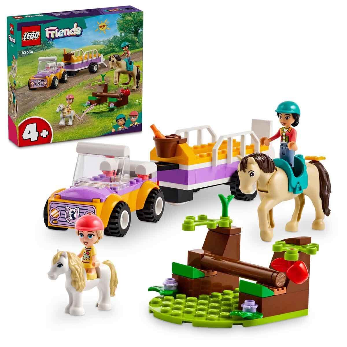LEGO Friends At ve Midilli Römorku Yapım Oyuncak Seti LFR-42634