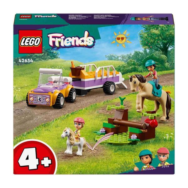 LEGO Friends At ve Midilli Römorku Yapım Oyuncak Seti LFR-42634