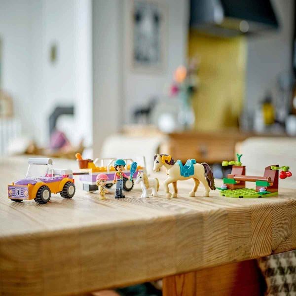 LEGO Friends At ve Midilli Römorku Yapım Oyuncak Seti LFR-42634