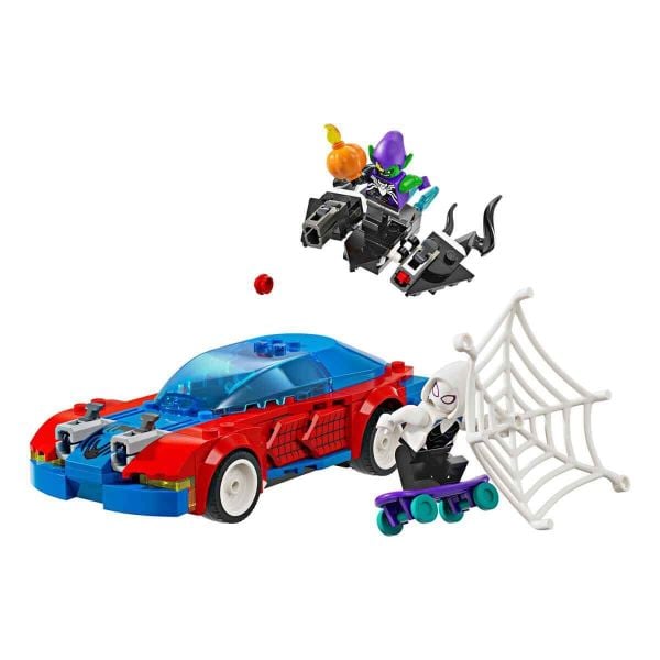 LEGO Marvel Örümcek Adam Yarış Arabası ve Venom Green Goblin LMV-76279
