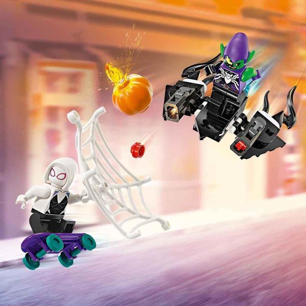 LEGO Marvel Örümcek Adam Yarış Arabası ve Venom Green Goblin LMV-76279