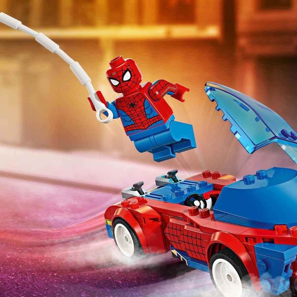LEGO Marvel Örümcek Adam Yarış Arabası ve Venom Green Goblin LMV-76279