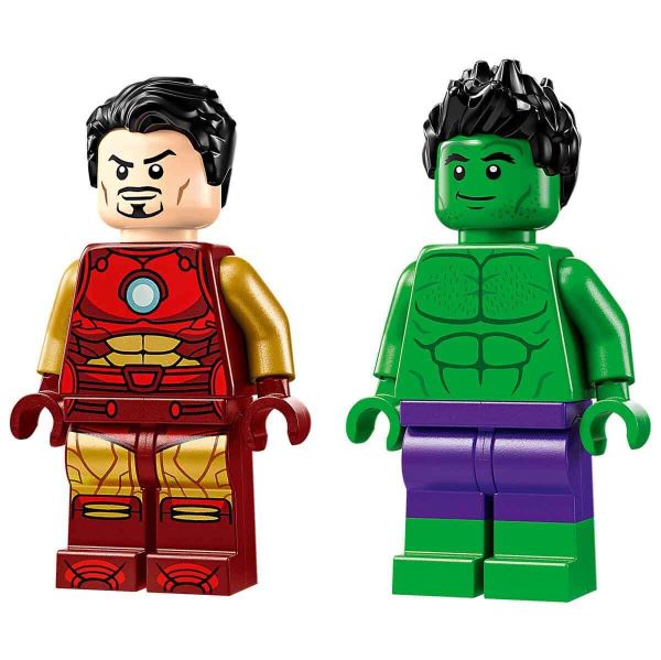 LEGO Marvel Motosikletli Iron Man ve Hulk Yapım Oyuncak Seti LMV-76287