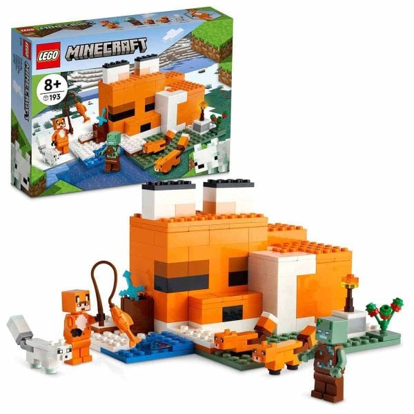 LEGO Minecraft Tilki Kulübesi Yapım Oyuncak Seti LMC-21178