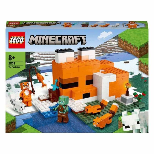 LEGO Minecraft Tilki Kulübesi Yapım Oyuncak Seti LMC-21178
