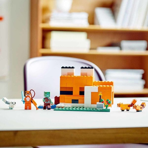 LEGO Minecraft Tilki Kulübesi Yapım Oyuncak Seti LMC-21178