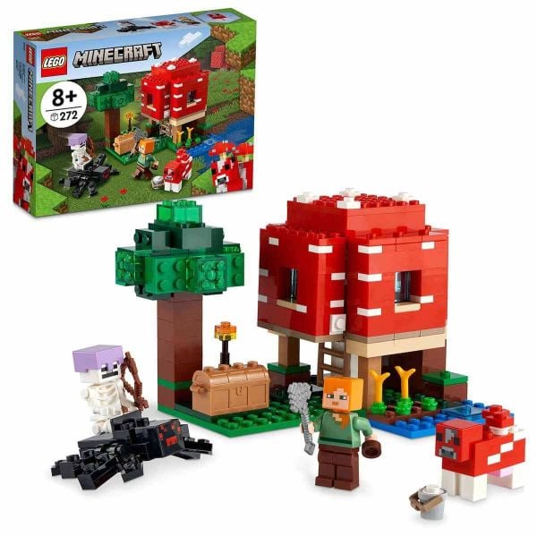 LEGO Minecraft Mantar Evi Yapım Oyuncak Seti LMC-21179