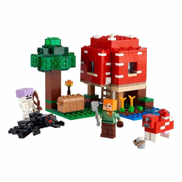 LEGO Minecraft Mantar Evi Yapım Oyuncak Seti LMC-21179