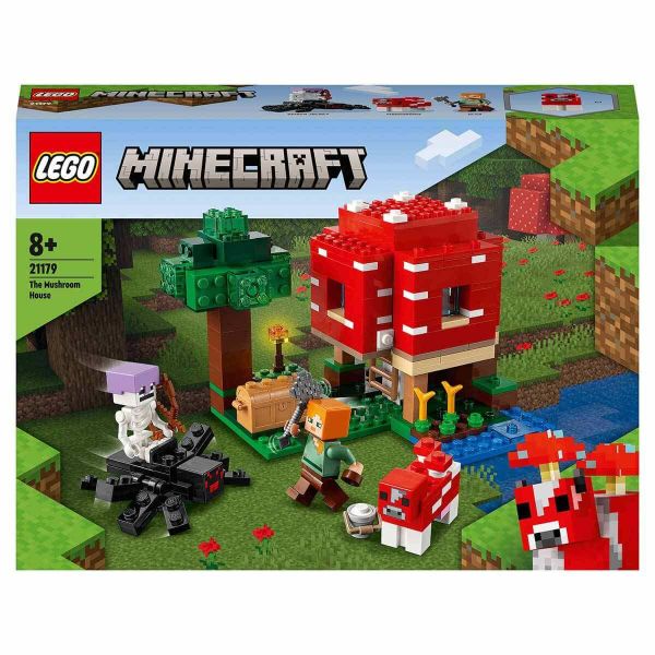 LEGO Minecraft Mantar Evi Yapım Oyuncak Seti LMC-21179