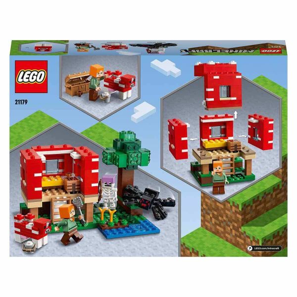 LEGO Minecraft Mantar Evi Yapım Oyuncak Seti LMC-21179