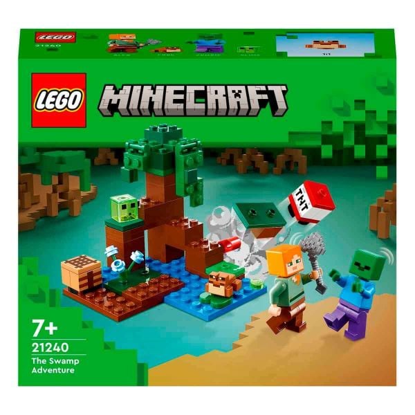 LEGO Minecraft Bataklık Macerası Yapım Oyuncak Seti LMC-21240