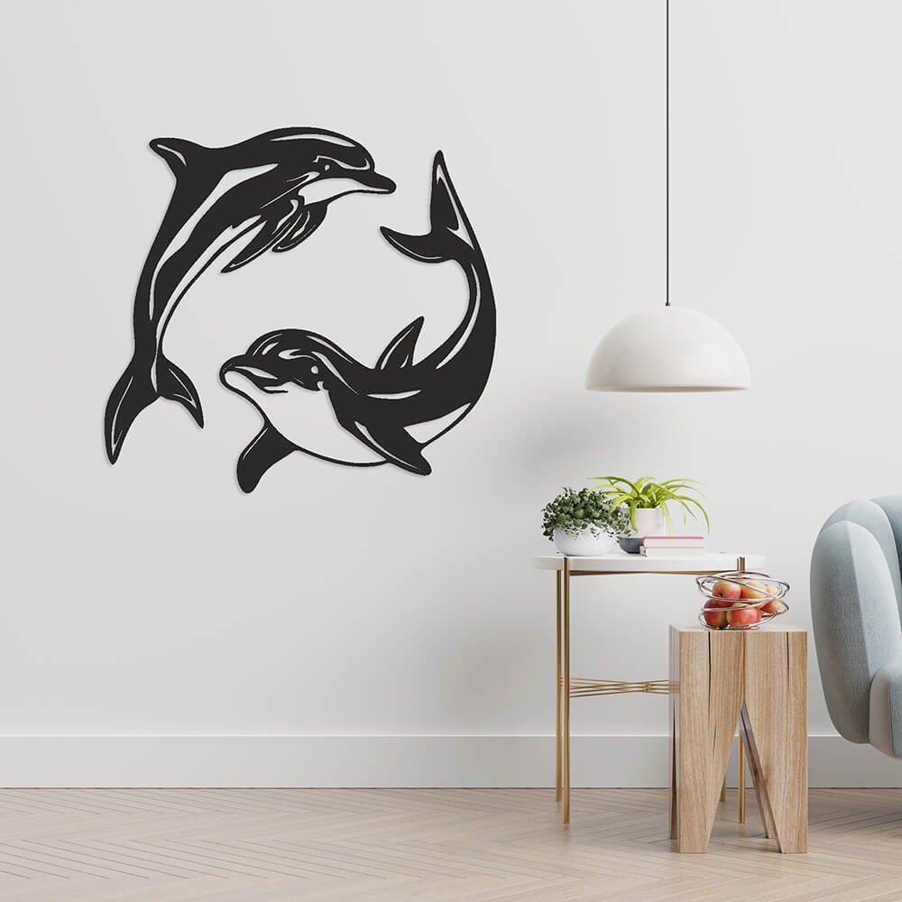 MDF Tablo Dekoratif 2 li Yunus MDF-12 80x80 cm - 3mm