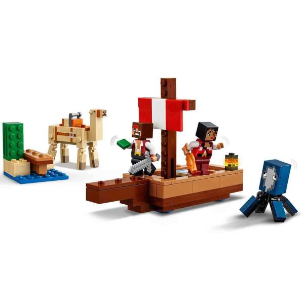 LEGO Minecraft Korsan Gemisi Yolculuğu Yapım Oyuncak Seti LMC-21259