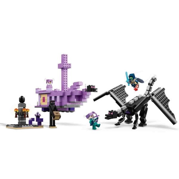 LEGO Minecraft Ender Ejderhası ve End Gemisi Yapım Oyuncak Seti LMC-21264