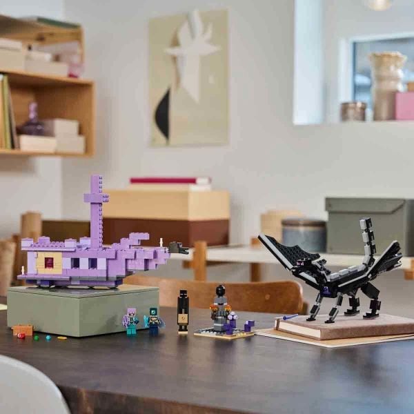 LEGO Minecraft Ender Ejderhası ve End Gemisi Yapım Oyuncak Seti LMC-21264