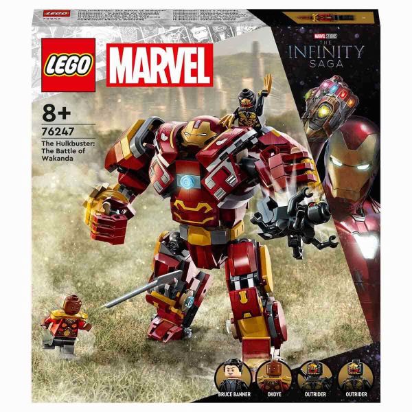 LEGO Marvel Hulkbuster Wakanda Savaşı Yapım Oyuncak Seti LMV-76247
