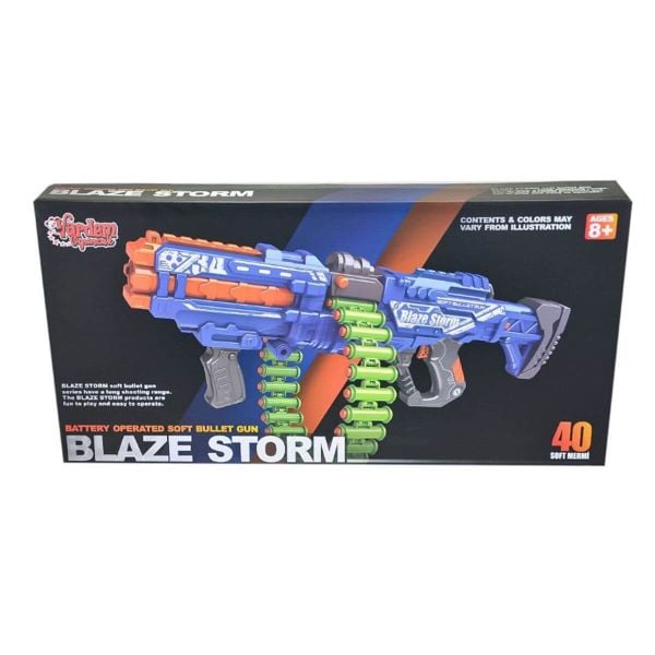 Şarjlı Şeritli Seri Sünger Mermi Atan Oyuncak Makinalı Tüfek ZC7134