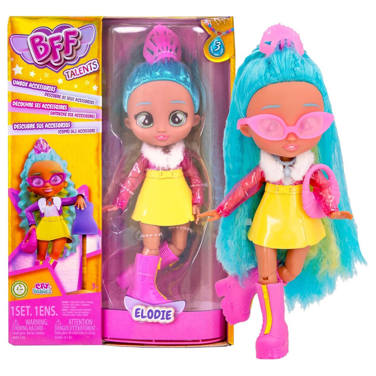Cry Babies BFF Bebekler S3 Oyuncak Bebek Elodie CYM17000-E