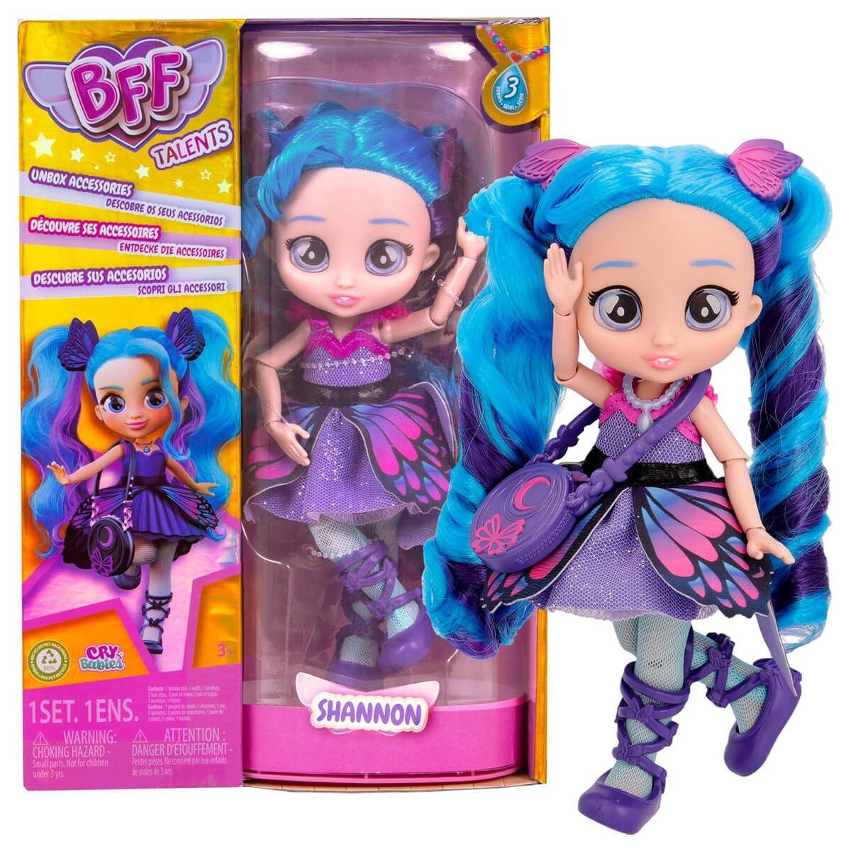 Cry Babies BFF Bebekler S3 Oyuncak Bebek Shannon CYM17000-SH