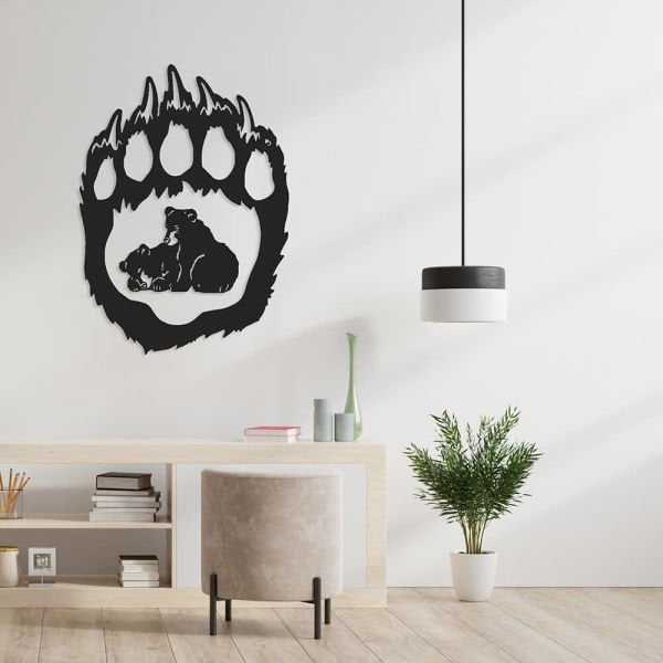 MDF Tablo Dekoratif Ayı Pençesi MDF-17 50x38 cm - 3mm