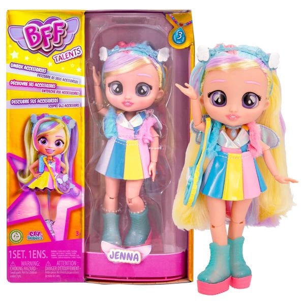 Cry Babies BFF Bebekler S3 Oyuncak Bebek Jenna CYM17000-J