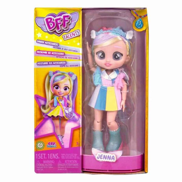 Cry Babies BFF Bebekler S3 Oyuncak Bebek Jenna CYM17000-J