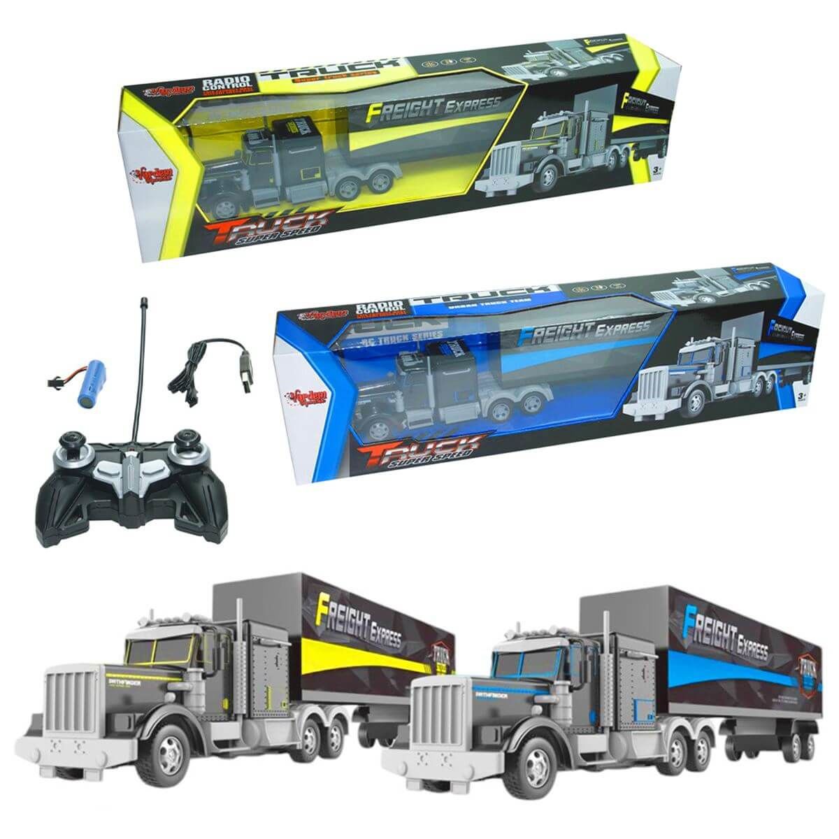 Uzaktan Kumandalı Tır Full Fonksiyon Şarjlı Oyuncak VR-666-653