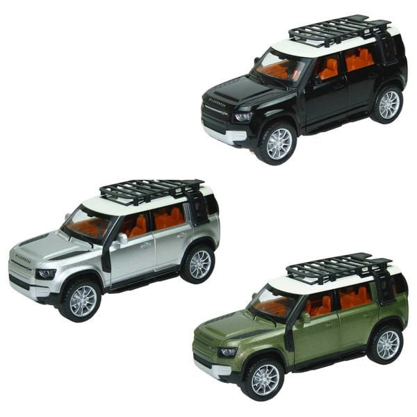 Çek Bırak 1:22 Ölçek 21 cm Sesli ve Işıklı Oyuncak Safari Jeep HCL-910A Yeşil