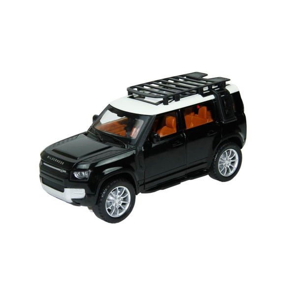 Çek Bırak 1:22 Ölçek 21 cm Sesli ve Işıklı Oyuncak Safari Jeep HCL-910A Siyah