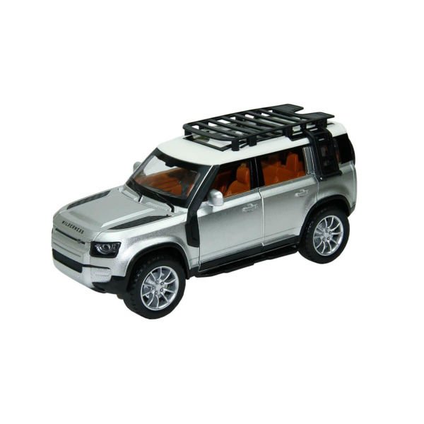 Çek Bırak 1:22 Ölçek 21 cm Sesli ve Işıklı Oyuncak Safari Jeep HCL-910A Gri