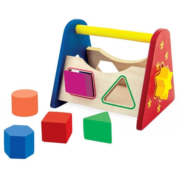 Eğitici Ahşap Bul-Tak Oyunu 6 Renk 7 Parça Oyuncak Seti ONY-315