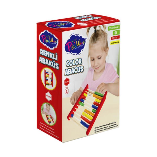 Eğitici Ahşap Renkli Abaküs ONY-399