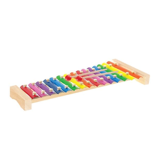 Eğitici Ahşap Metal 15 Notalı Klisofon Oyuncak Müzik Seti ONY-376