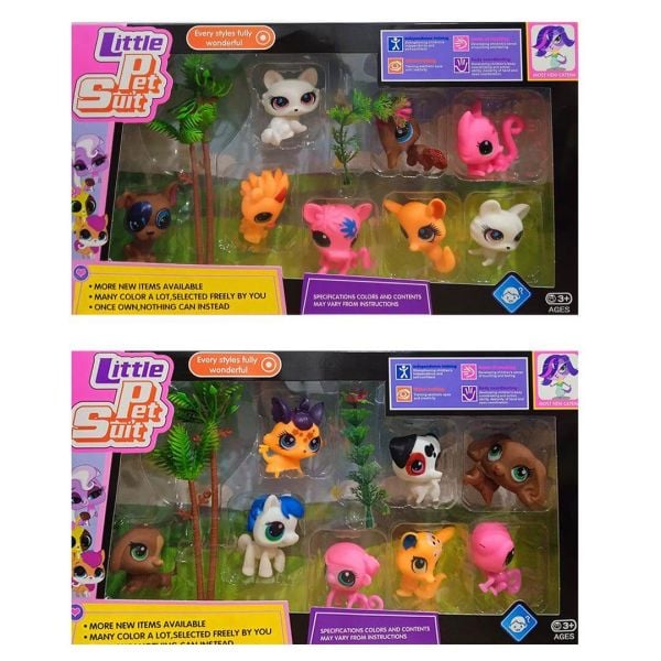 Littlest Pet Suit Minişler 8'li Figür Oyuncak Seti BVM-902B