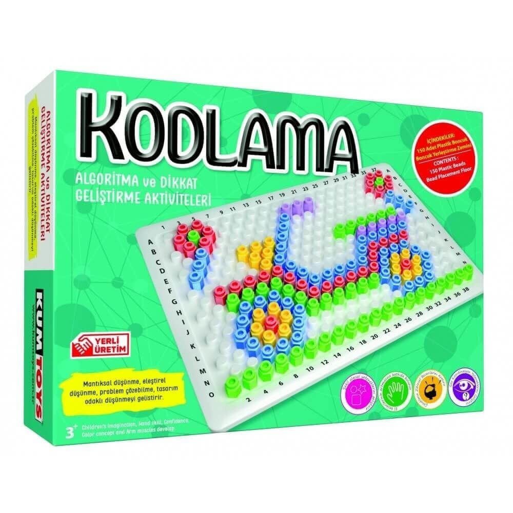 Akıl Oyunları Becerikli Boncuklar Kodlama Eğitici Oyuncak Seti KM5354